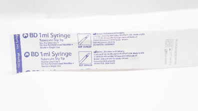 BD 309659 1ml TB Syringe Tuberculin Slip Tip